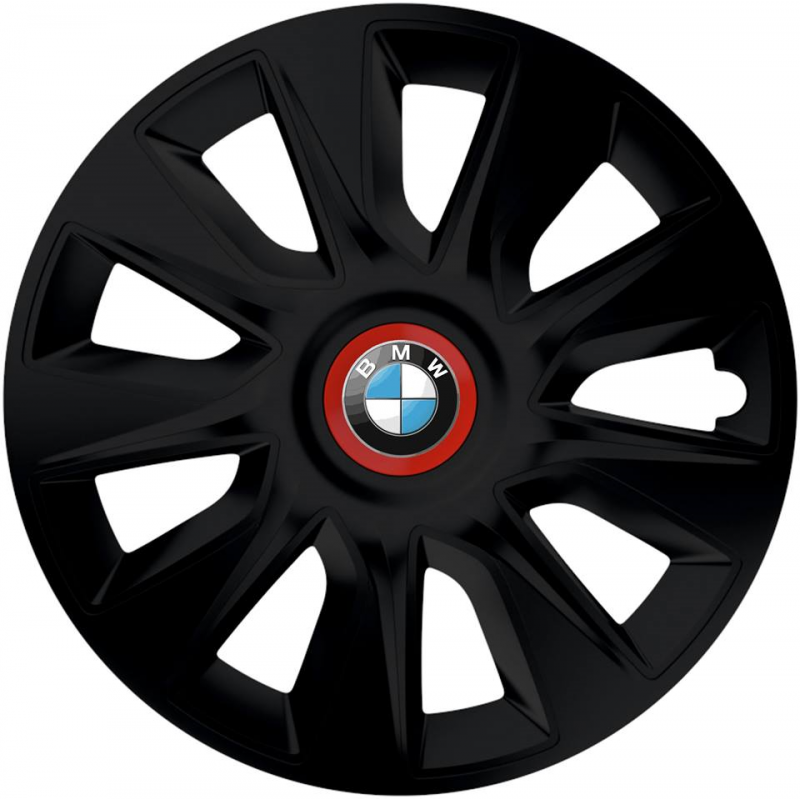 PUKLICE PRE BMW 15" STRATOS RR Black 4ks